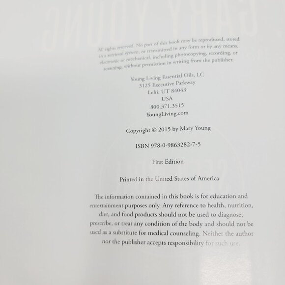 D. Gary Young The World Leader in Essential Oils Hardcover Book Young Living - Picture 4 of 7